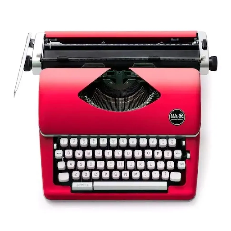 Máquina de escribir Typecast Typewriter Red We R Roja