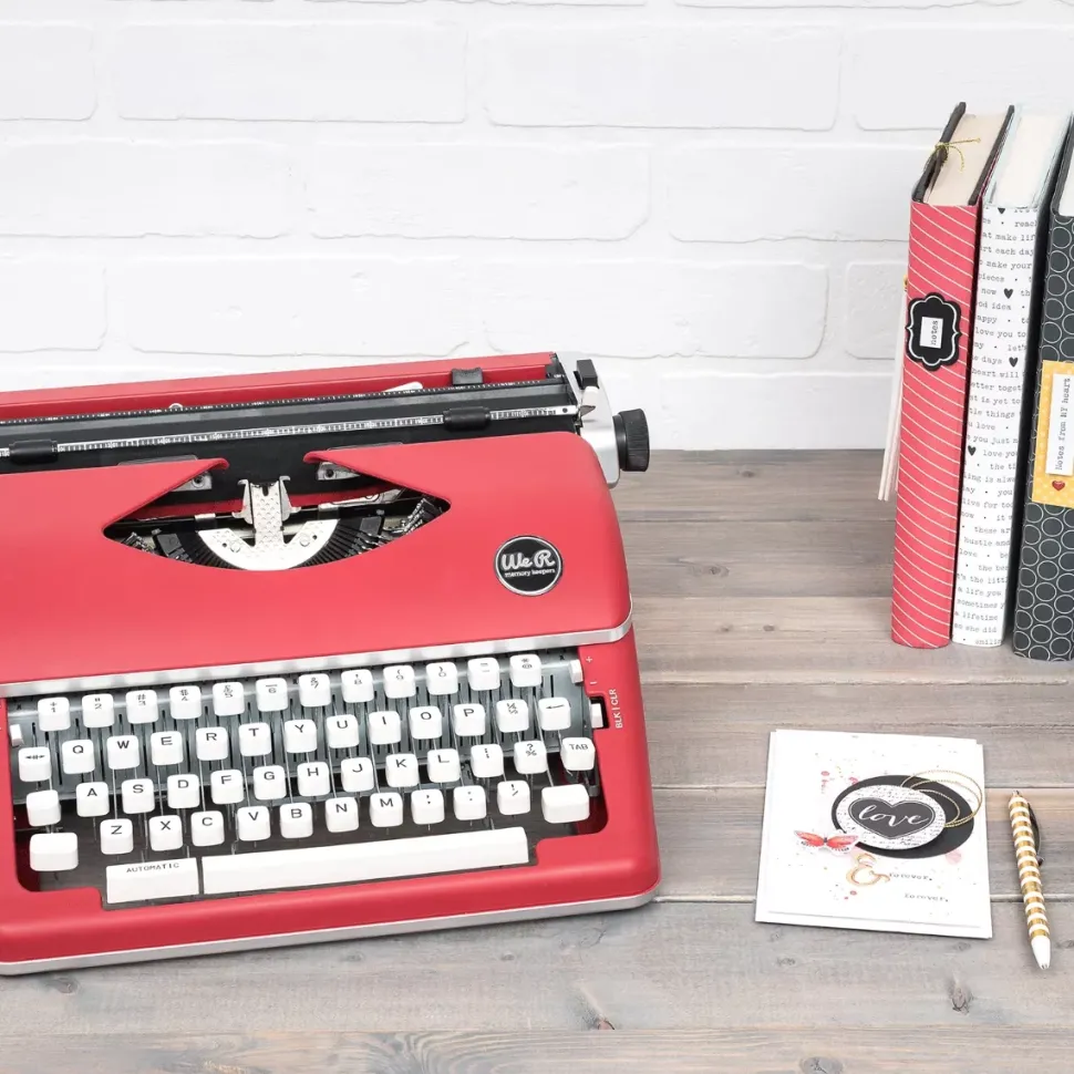 Máquina de escribir Typecast Typewriter Red We R Roja