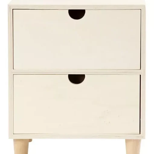 Mueble Cajonera de Madera 2 Cajones Creativ Company