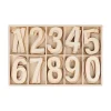 Números de madera Artemio 6cm