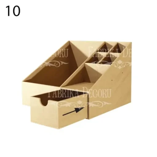 Organizador de escritorio para papeles y complementos en DM