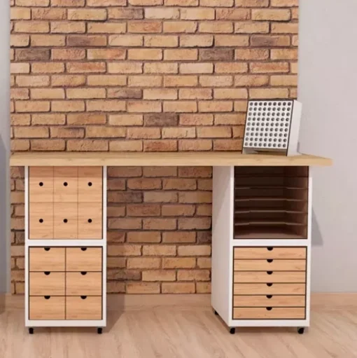 Organizador de escritorio rotuladores Negro Fabrika Decoru