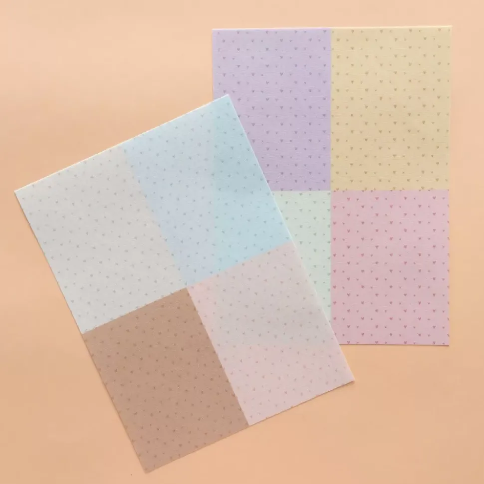 Pack 2 telas Mini Corazones Colección Infinita Iriri Estudio 15x20cm