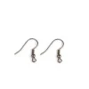 Pack de 10 pares de Pendiente PLATA Hippy Abierto con bola