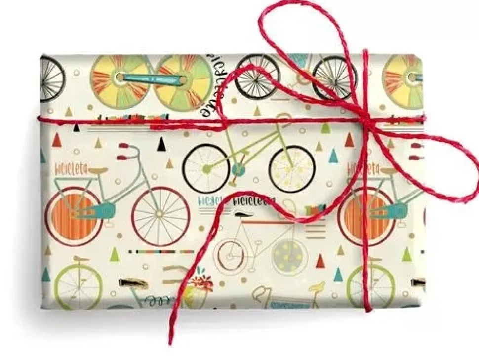 Papel bicicletas decoradas Kartos 49,5x68cm