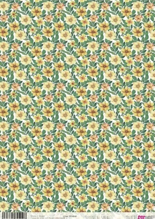 Papel de Arroz Botanical Spring PapersForYou 30x21cm