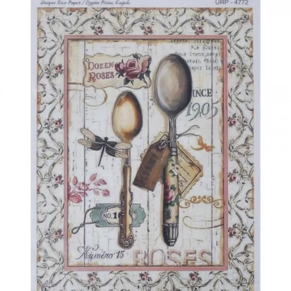 Papel de Arroz Cucharas Rich 29x42cm