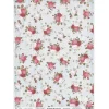 Papel de arroz Flores sobre manuscrito Orita 29x41cm