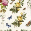 Papel de arroz Flowers and letters PapersForYou 54x33cm