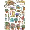 Papel de arroz Garden Best Sellers Stamperia 21x30cm