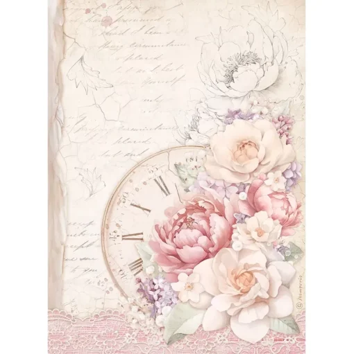 Papel de Arroz I Romance Forever Stamperia 21x29cm