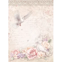 Papel de Arroz IV Romance Forever Stamperia 21x29cm