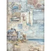 Papel de arroz Paisaje Silent Sea Stamperia 21x30cm
