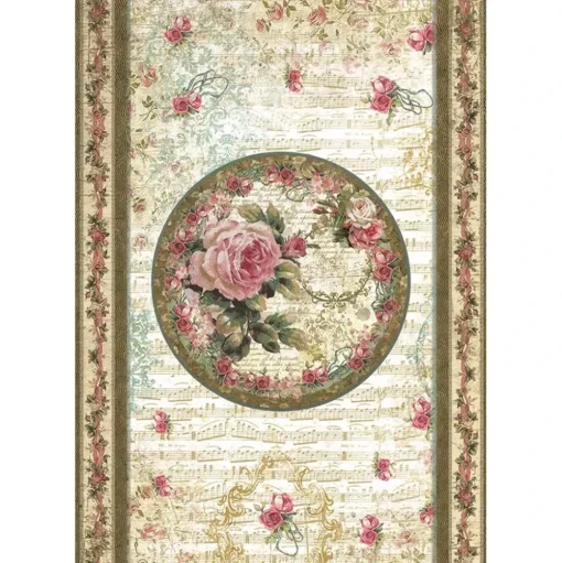 Papel de Arroz Peonia Precious Stamperia