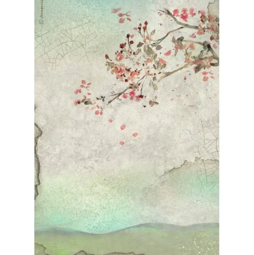 Papel de arroz Rama Stamperia 21x30cm
