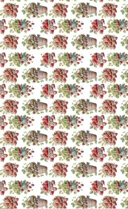 Papel de Arroz Strawberry V Fruits Market PapersForYou 54x33cm