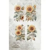 Papel de Arroz Sunflowers III La Vie en Fleurs II PapersForYou 54x33cm