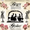 Papel de Decoupage 0813334 Glamour 30x30 cm. Dayka
