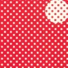 Papel Lunares rojos doble cara Tassotti