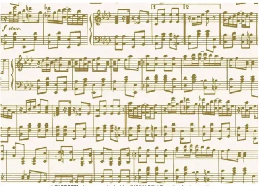 Papel Música oro Tassotti