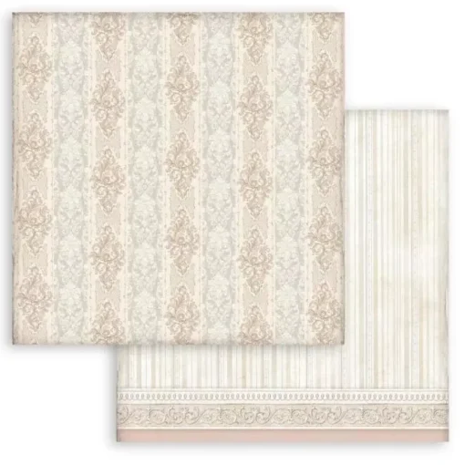 Papel Textura Rayas You And Me Stamperia 30x30cm