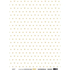 Papel Vellum 16 À Petits Pas Florilèges Design A4