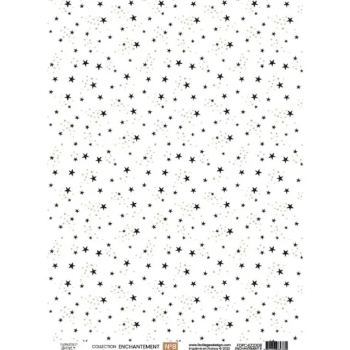 Papel vellum 08 Enchantement Florilèges Design A4