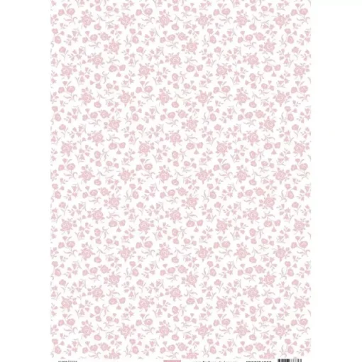 Papel vellum 03 La Vie en Rose Florilèges Design A4