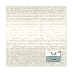Papel vellum con foil December Vibes Lora Bailora 30x30cm