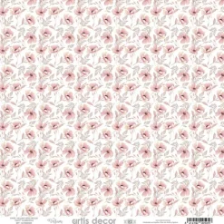 Papel vellum Florecitas Artis Decor 30x30cm