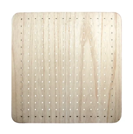 Pegboard cuadrado de madera Pin and Peg