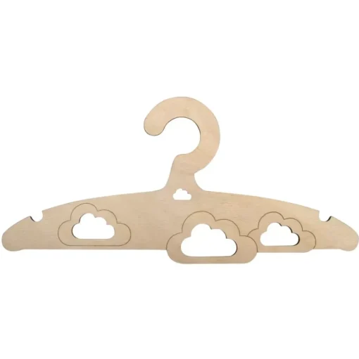 Percha de Madera Nubes Rayher