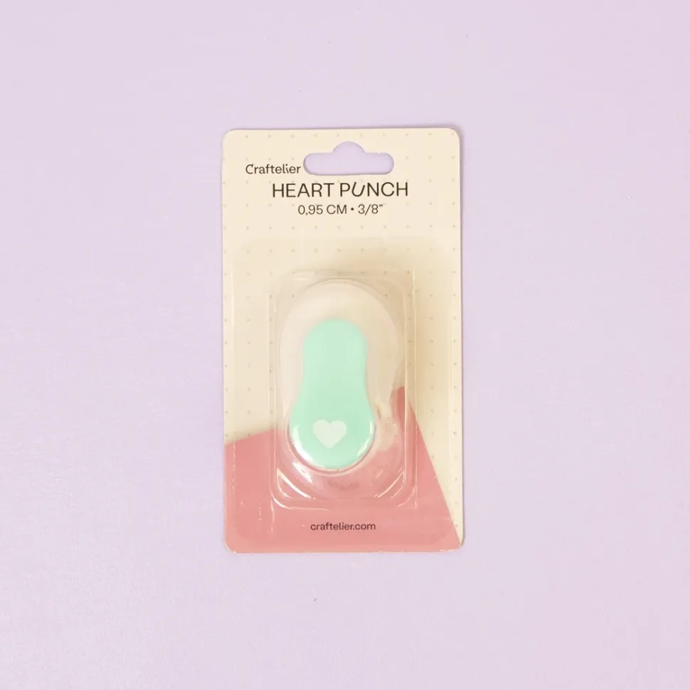 Perforadora corazón 3/8" (0,95 cm) Craftelier