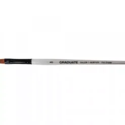 Pincel Plano Medio Mango Corto Graduate Daler-Rowney nº8