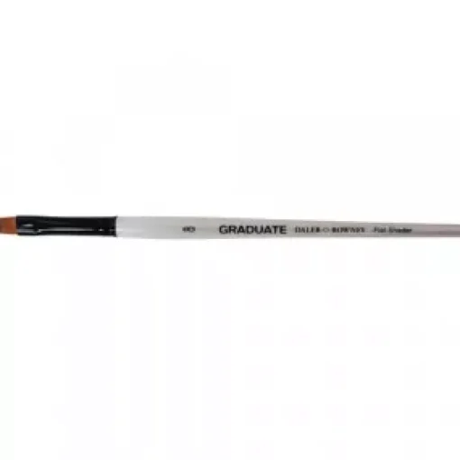 Pincel Plano Medio Mango Corto Graduate Daler-Rowney nº8