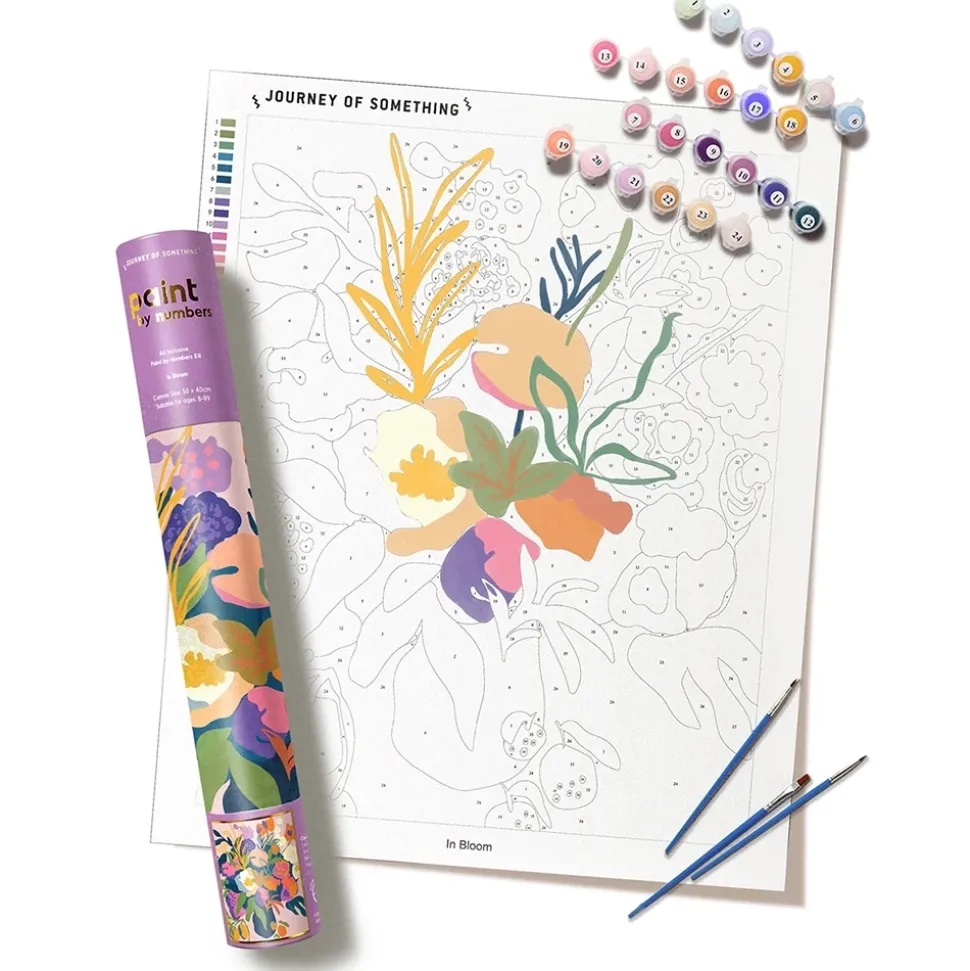 Pinta por números In Bloom Journey of something