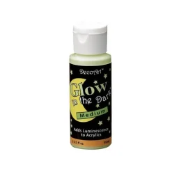 Pintura fluorescente Glow in the dark DS50 DecoArt 59ml