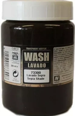 Pintura modelismo 200 Sepia Game Color Wash Vallejo 200ml