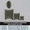 Planchas de aluminio embutidas Reig