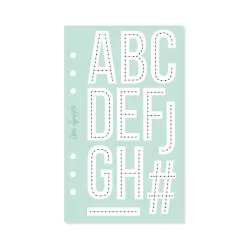 Plantilla de Costura Alfabeto Lineal Stitch it! Lora Bailora