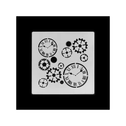 Plantilla de stencil A lo largo del tiempo Florileges Design