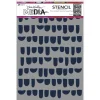 Plantilla de Stencil Bumps Dina Wakley Media Ranger 22x15cm