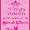 Plantilla de stencil Comunión libro de firmas 20x30cm
