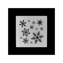 Plantilla de stencil Copos de nieve Florileges Design