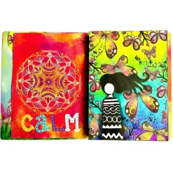 Plantilla de stencil Curious Lady Art By Marlene Studio Light