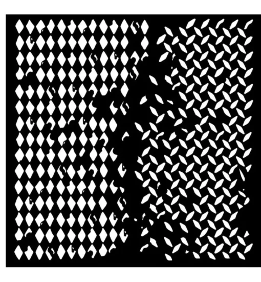 Plantilla de stencil Double texture Around the World Stamperia 18x18cm