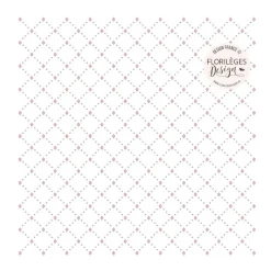 Plantilla de stencil Enrejado Fino La Vie en Rose Florilèges Design
