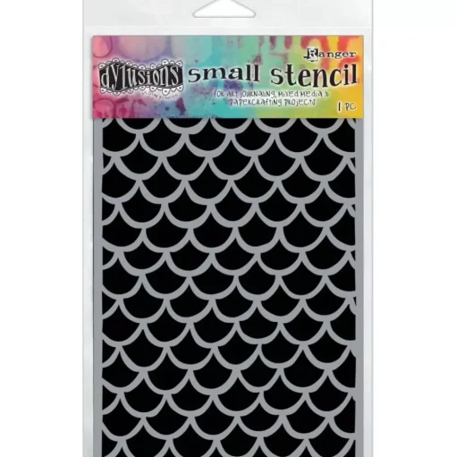 Plantilla de Stencil Fishtails Dylusions Ranger 12x20cm