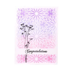 Plantilla de Stencil Floral Background Essentials Studio Light