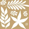 Plantilla de Stencil Flores Color Block Artemio